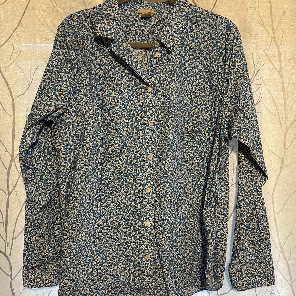 Duluth Trading Company Women’s Wrinklefighter Button Up XXL